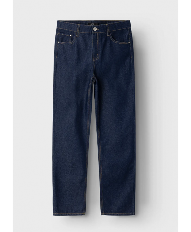 LMTD NLMNIZZA DNM DAD PANT NOOS i mørkeblå denim til drenge billede 4