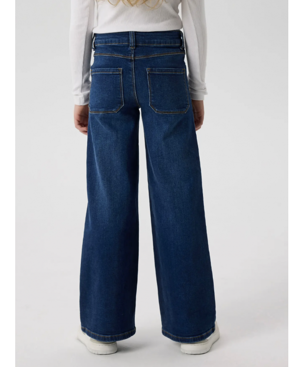Name It X-wide jeans i mørkeblå denim til piger billede 6