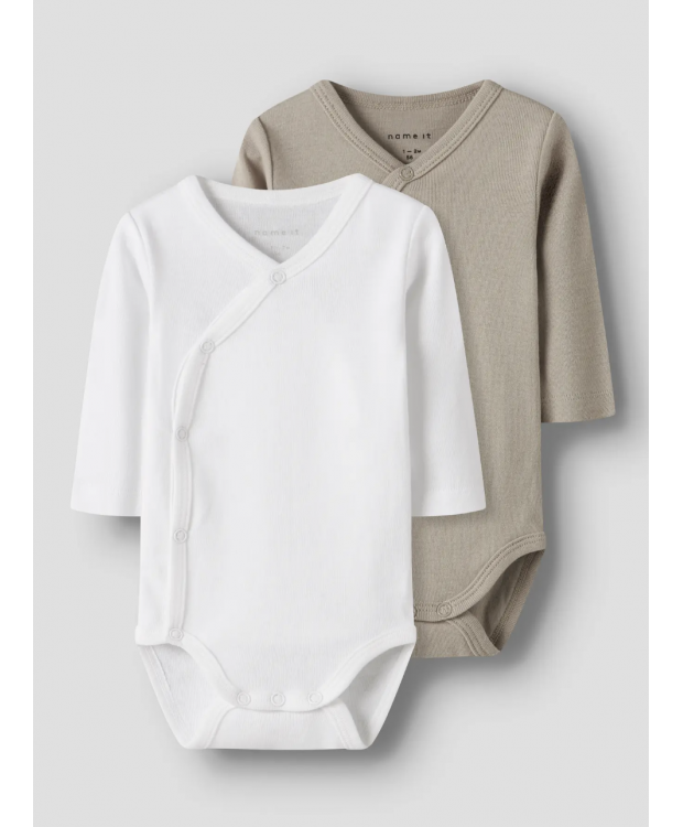 Name It 2-pak bodystockings til baby billede 3