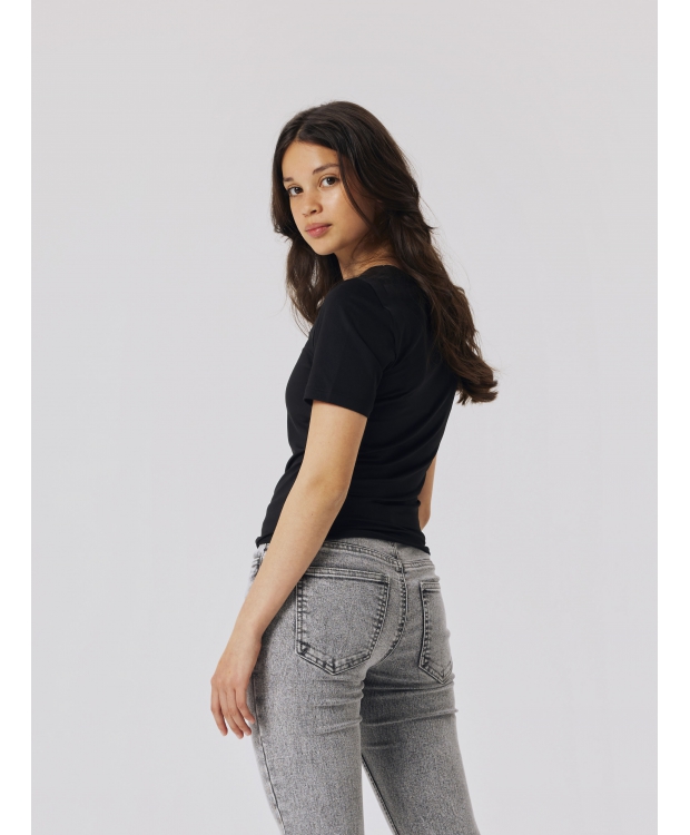 LMTD NLFDINCI LS SHORT S top NOOS i sort til piger
