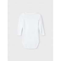 Name It 3pak Bodystockings solid NOOS I hvid til baby