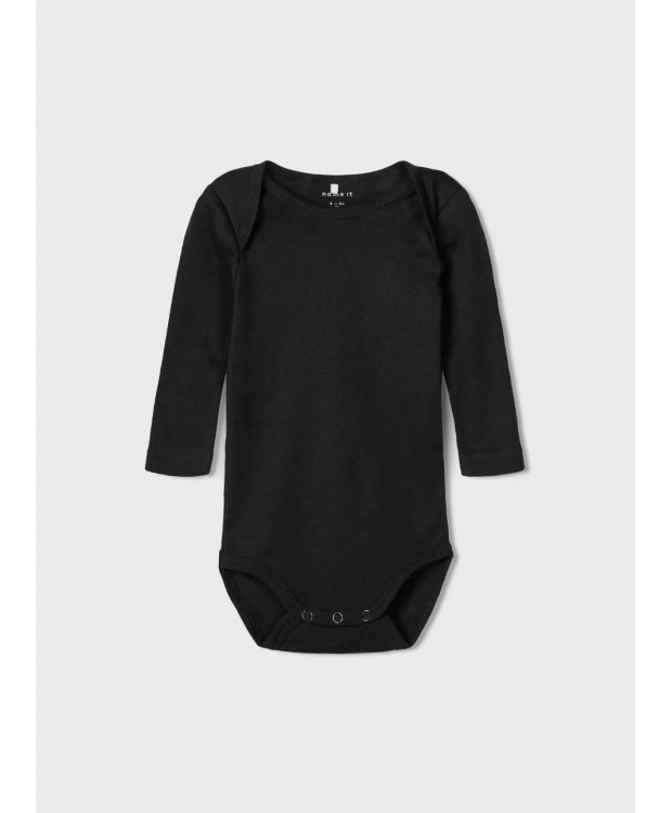 Name It 3pak Bodystockings solid NOOS i sort til baby billede 4