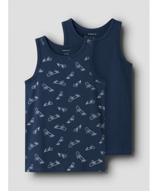 Name it 2pak Tanktop i Titan til drenge billede 4