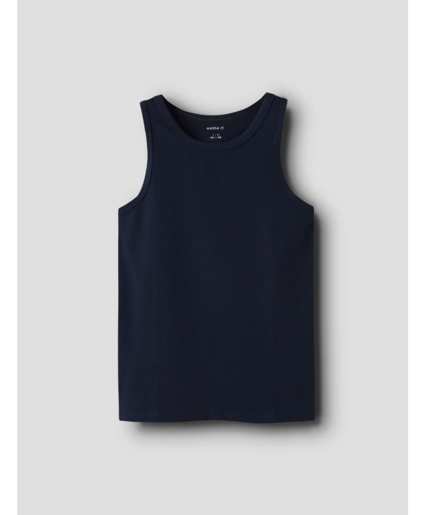 Name it 2pak "skull" tanktop i mørkefarver til drenge