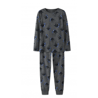 Name it "skull" pyjamassæt I mørkegrå til drenge