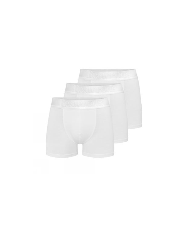 RESTERÖDS 3-pak boxershorts i hvid til herre