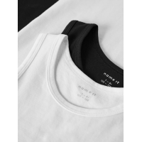 Name it 4pak tanktop i hvid og sort til drenge