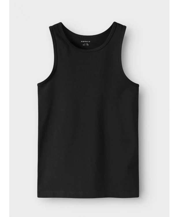 Name it 4pak tanktop i hvid og sort til drenge billede 4
