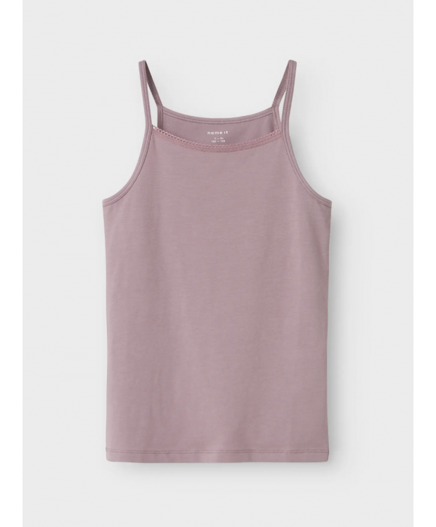 Name it 2pak pink bow top med smalle stropper til piger billede 4
