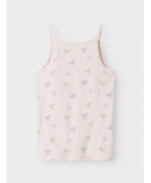 Name it 2pak pink bow top med smalle stropper til piger billede 5