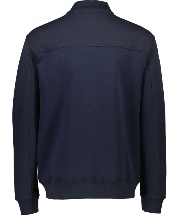 BISON Navy trøje med struktureret design og komfortabel pasform til herre billede 3