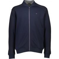 BISON Navy trøje med struktureret design og komfortabel pasform til herre