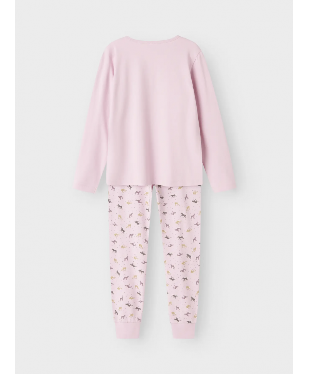 Name it Horse pyjamassæt i lyserød til piger