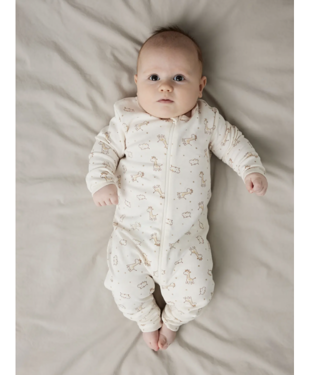 Name it 2pak giraf pyjamasdragter til baby billede 5