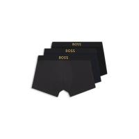 BOSS 3pak trunks med guld farvet logo multifarvet til herre