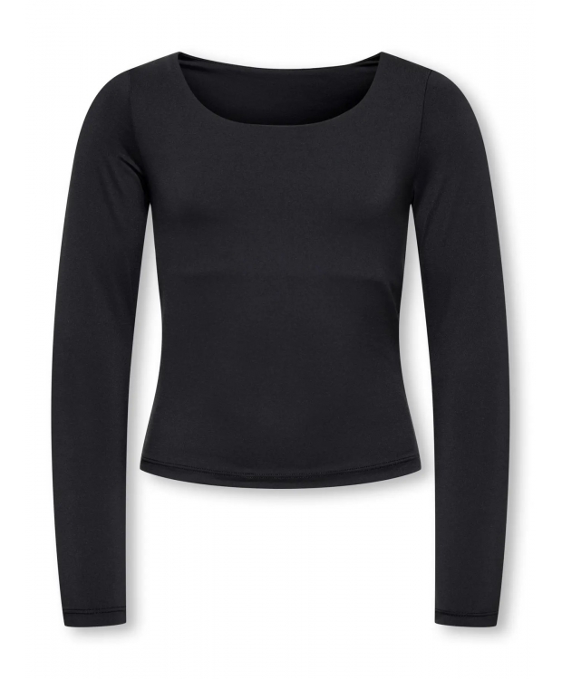 KIDS ONLY 2-WAYS FIT top i sort til piger