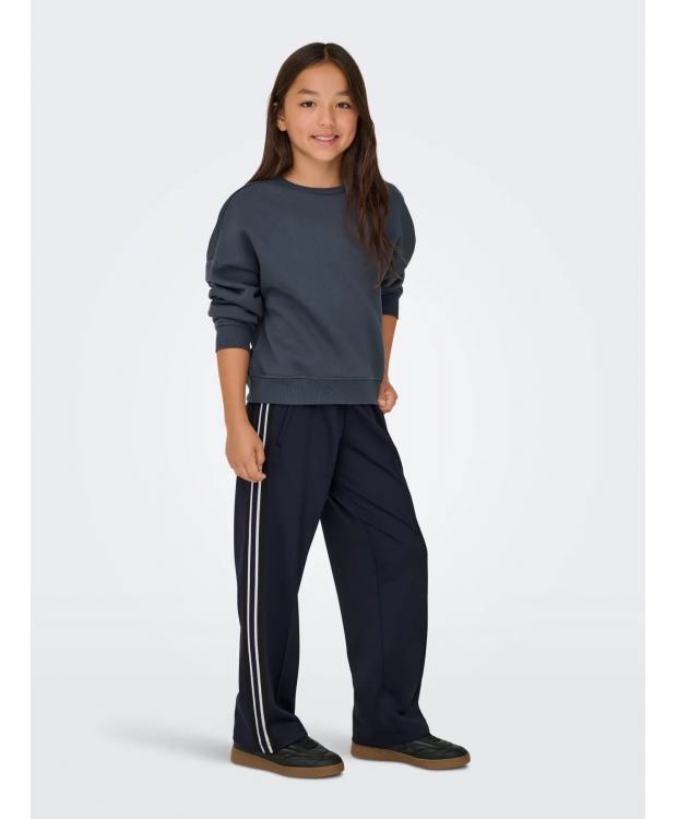 KIDS ONLY Crew Oversize Sweatshirt i Ombre Blue til piger billede 3