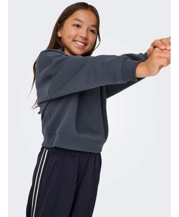 KIDS ONLY Crew Oversize Sweatshirt i Ombre Blue til piger billede 4