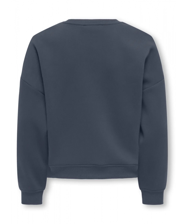 KIDS ONLY Crew Oversize Sweatshirt i Ombre Blue til piger billede 6
