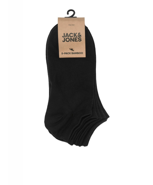 Jack & Jones 5pak bambus ankelstrømper i sort til herre billede 4