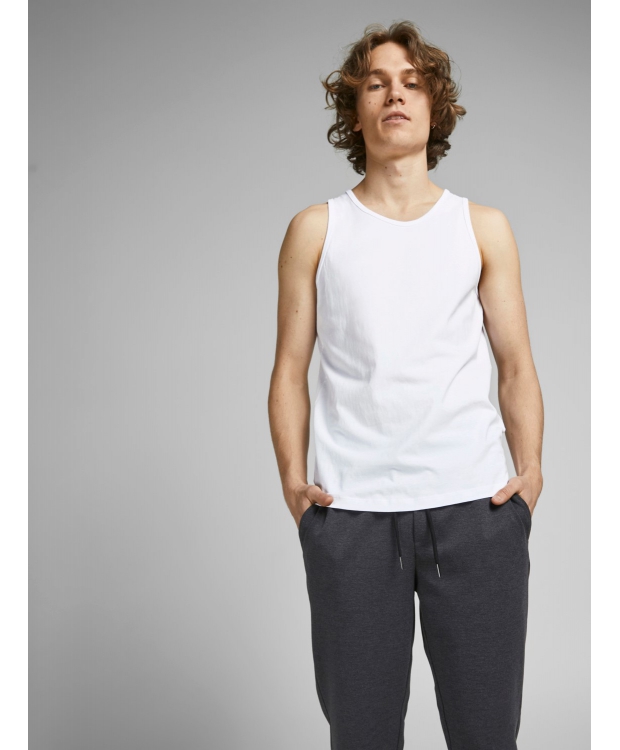 Jack & Jones 2pak tanktop i hvid undertrøje til herre billede 5