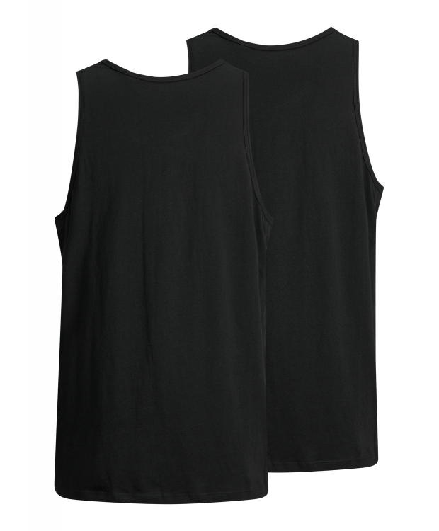 Jack & Jones 2pak tanktop i sort undertrøje til herre billede 3