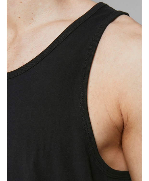 Jack & Jones 2pak tanktop i sort undertrøje til herre billede 6