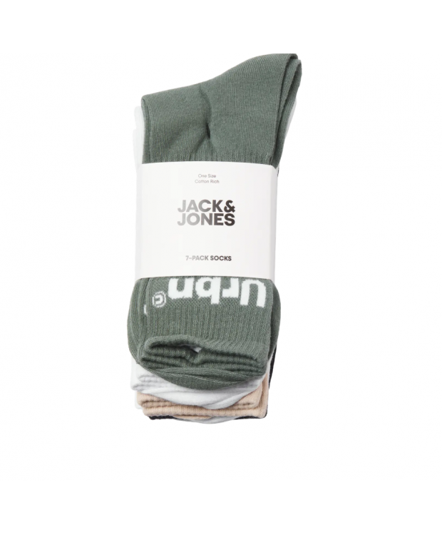 JACK & JONES Jacurbn tennis sokker 7-pak multifarvet billede 6