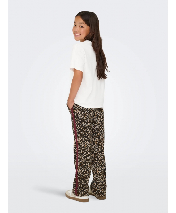 KIDS ONLY Loose t-shirt i hvid med print til piger billede 4
