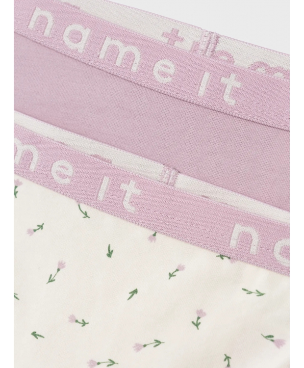 Name it 2-pak underbukser i Buttercream Floral til piger