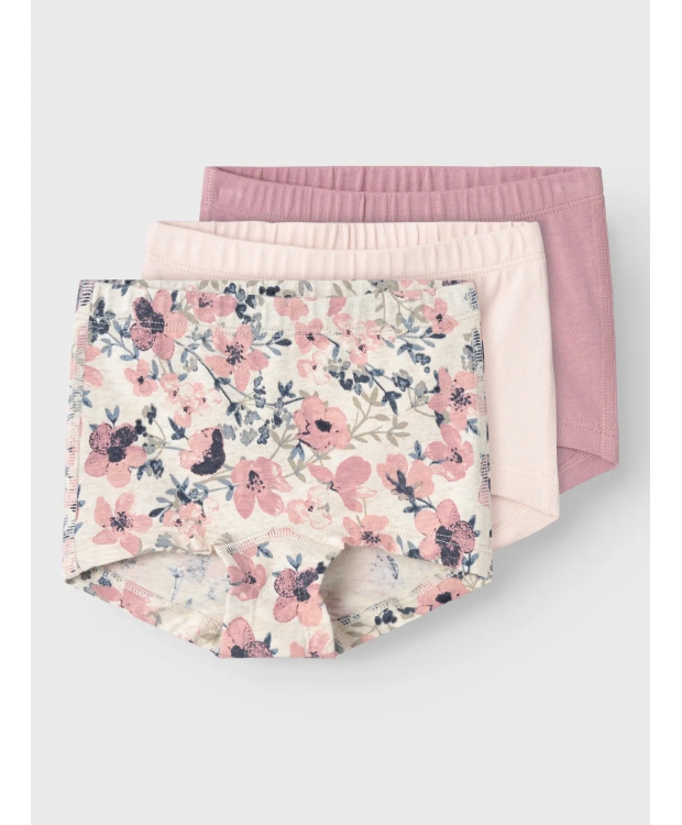 Name it 3-pak underbukser/Hipsters med Nostalgiblomster til piger billede 3