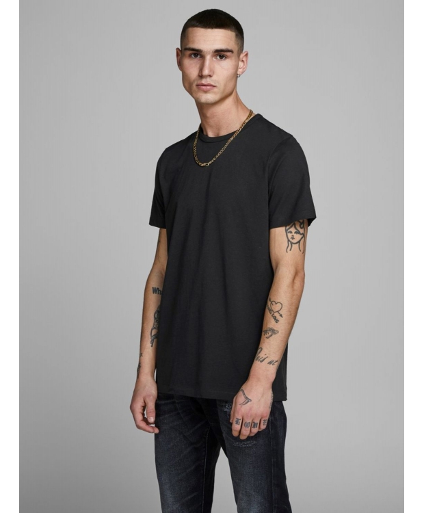 Jack & Jones 2pak sort T-shirt i bomuld med rund hals til herre billede 7