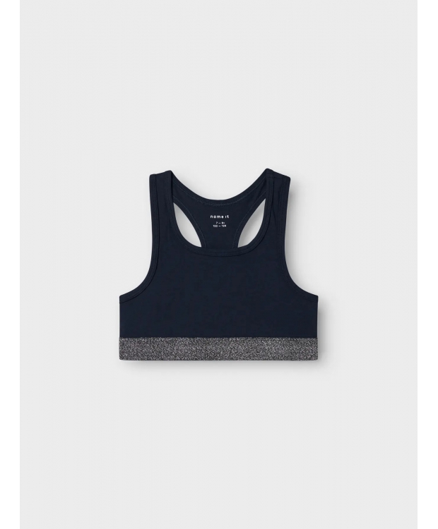 Name it 2-pak Top/Bralette i grøn og sort til piger billede 4