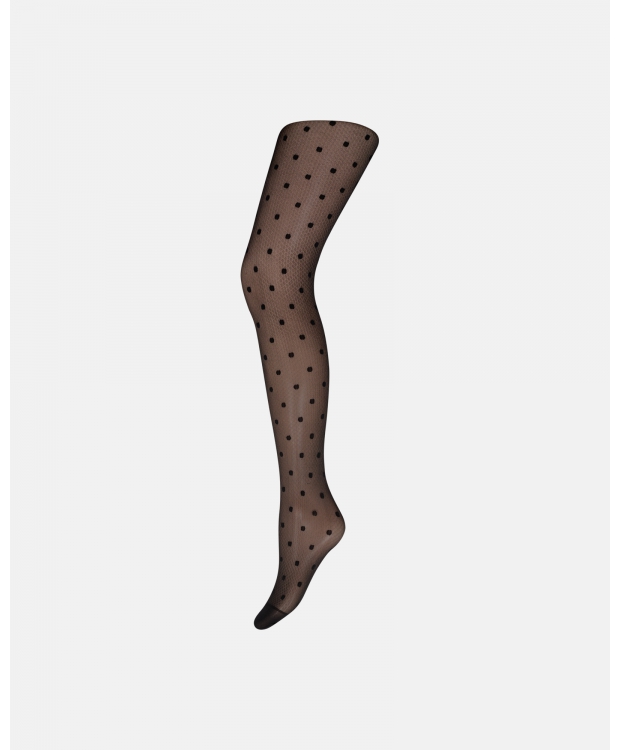 DECOY Tights dots 25DEN i sort til kvinder