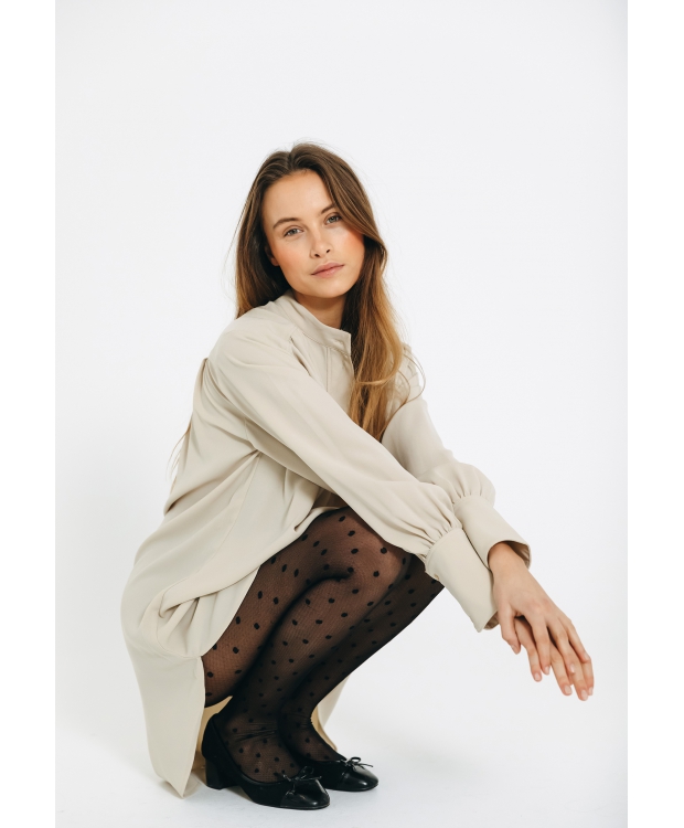 DECOY Tights dots 25DEN i sort til kvinder billede 4