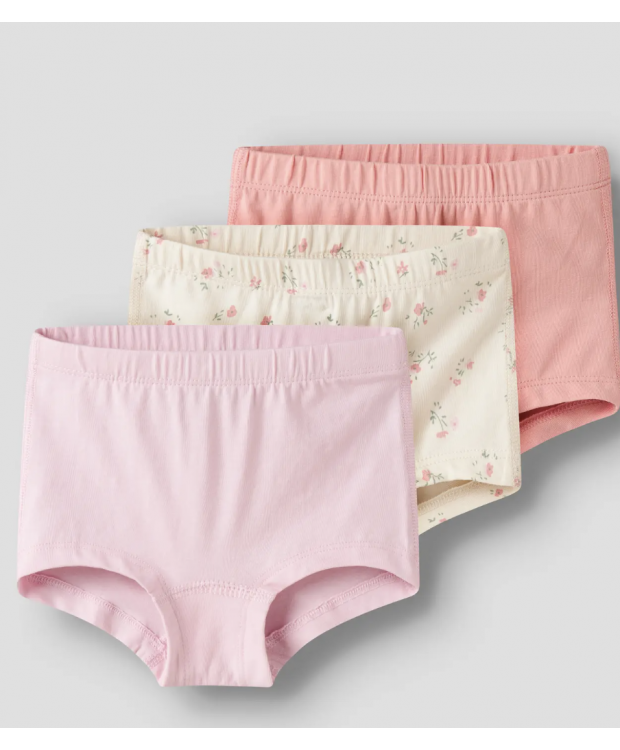 Name it 3pak flower hipster underbukser multifarvet til piger billede 3