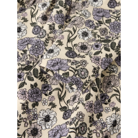 Name it kjole med blomster i beige til piger
