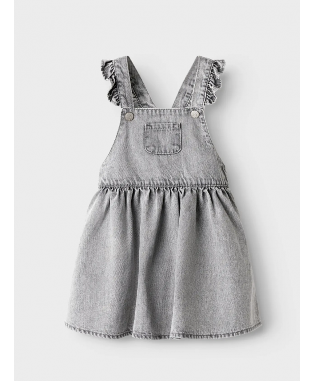 Name it Denim kjole i lysegrå til piger