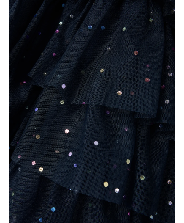 Name it kjole og cardigan set i dark sapphire til piger