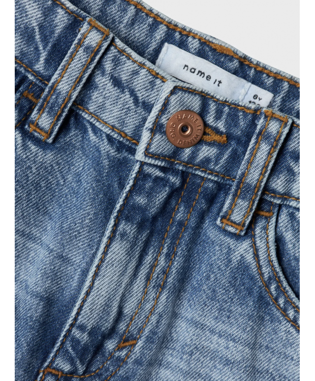 Name it denim shorts i medium blå denim til drenge billede 4