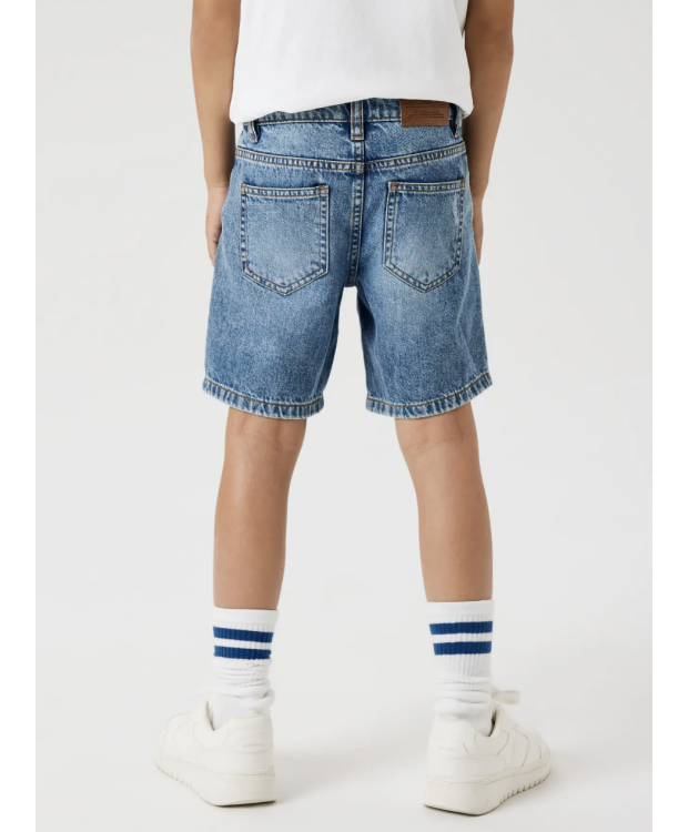 Name it denim shorts i medium blå denim til drenge billede 5