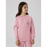 Name it sweatshirt i lyserød til piger