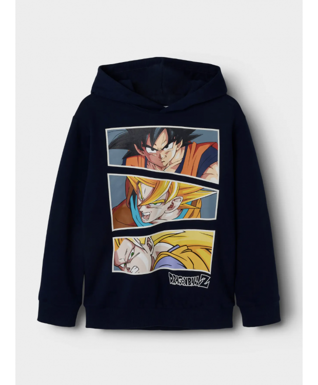 Name it Hoodie "Dragon Ball Z" i navy til drenge