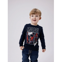 Name it Sweatshirt "Spiderman" i navy til drenge