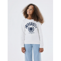 Name it sweatshirt i hvid til børn