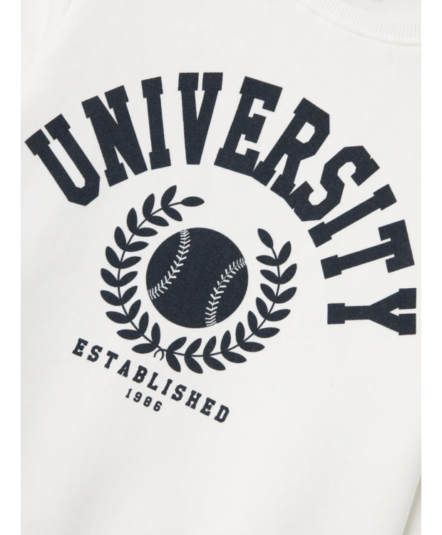 Name it sweatshirt i hvid til børn billede 3