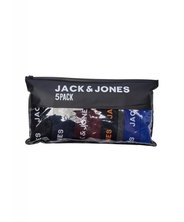 Jack & Jones 5pak underbukser/boksershorts i flerfarvet til herre billede 6