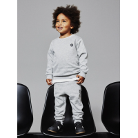 Name it sweatshirt i lysegrå til drenge