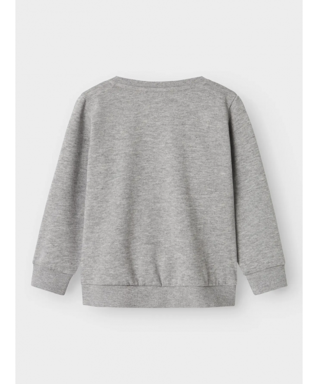 Name it sweatshirt i lysegrå til drenge billede 5