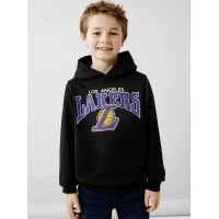 Name it Hoodie "Lakers" i sort til drenge
